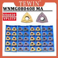 TEWIN  WNMG080408 MA VP15TF UE6020ภายนอกเครื่องมือกลึงคาร์ไบด์แทรก WNMG 080408เครื่องมือกลึงโลหะแทรก