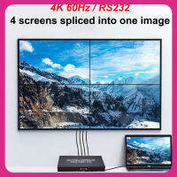 จอทีวี LED ติดผนัง4K 60Hz 2X2 4ตัวประมวลผลการเย็บหน้าจอแบบหลายจอ2X1 1X3 1X2 1X4เครื่องสำหรับห้องประชุมจอภาพวิดีโอห้างสรรพสินค้า