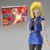 ฟิกเกอร์ Dragonball มนุษย์ดัดแปลง หมายเลข 18 Figure-rise Standard ANDROID 18 แบบประกอบเอง ปรับท่าทางได้ ตั้งโชว์สวยๆ ของแท้ Bandai!!