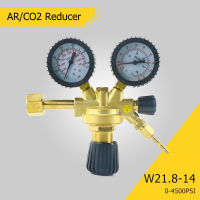 AR ลดความดันก๊าซคาร์บอนไดออกไซด์ Regulator เชื่อมเชื่อมเชื่อมวัด Mig Tig ไหลเมตรที่มี G Rommetnut Regulator