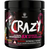 Pre workout - Crazy8 - Swedish Supplements -  Pineapple &amp; Passionfruit - 260g - 26 servings