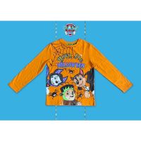 ✅ [6-7Y] Paw Patrol Holloween Long Sleeve T-Shirt เสื้อยืดแขนยาว ฮาโลวีน พอล พาโทรล