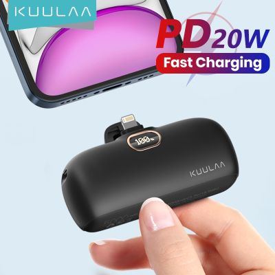 KUULAA mini Power Bank 5000mAh External Battery Fast Charging PowerBank for iPhone 14 13 12 11Pro Max 8 7 Plus Portable Charger ( HOT SELL) tzbkx996