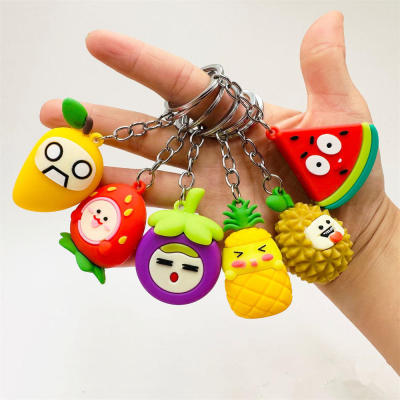 3D Keychain Pendants Soft Resin Keychains 3D Keychain Pendants Fruit-shaped Keyrings Simulation Fruit Keychains Fashion Keychain Charms PVC Keychain Accessories Smile-shaped Keychains Sweet Keychain Pendants Wedding Party Keychains Fashion Jewelry