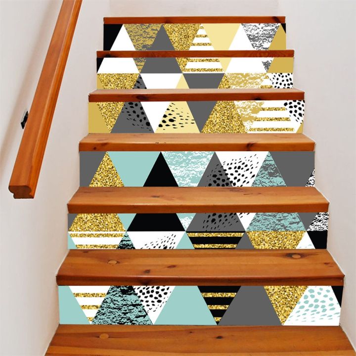 13-pcs-white-grey-staircase-upholstery-stairway-decal-stickers-self-adhesive-vinyl-riser-stair-sticker-3d-wallpaper-stairs-decor