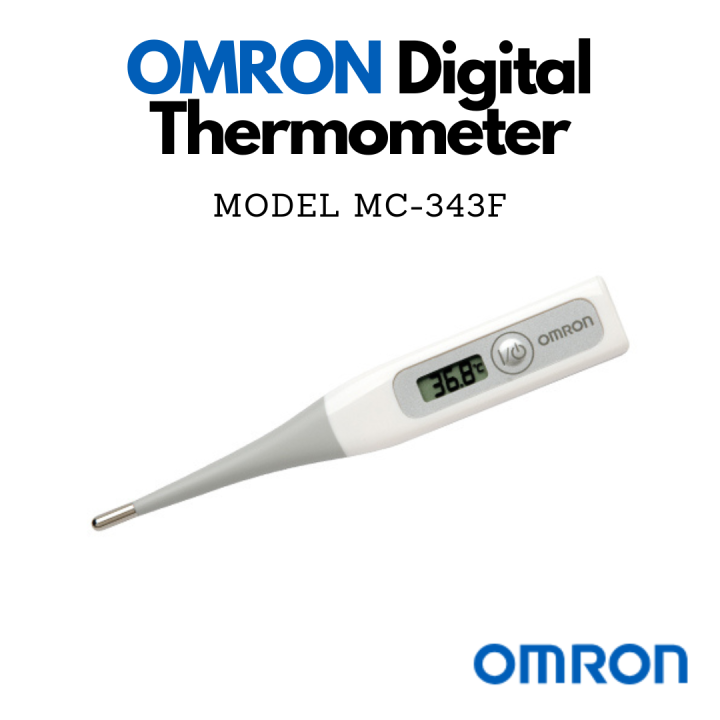 OMRON Digital Thermometer MC343F Lazada