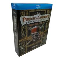 Pirates of the Caribbean 1-5 complete works BD Blu ray Disc Hd 1080p complete action fantasy film collection