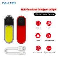 ○☎ USB Rechargeable Taillights LED Bike Rear Light 200mAh Bult-in Battery 3/5 Light Mode Bright Bicycle Light For Cycling Safety