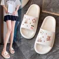 2023 Cute Women Sandals Hole Slippers Summer Fashion Wear Non-slip Home Bathroom Soft Bottom Sandals Slippers DIY Decoratation