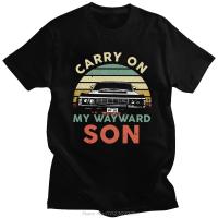 Supernatural Tv Series T Carry On My Wayward Son Songs Tshirt Tee