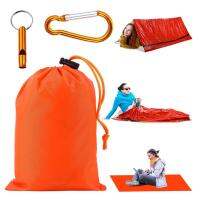 Emergency Survival Shelter Kit ผ้าห่มความร้อนถุงนอนถุงนอนแบบพกพาเครื่องมือการอยู่รอดกลางแจ้ง-SDFU STORE