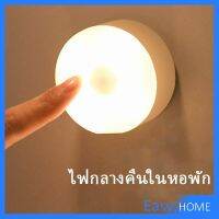 ✕♤ tqw198 ไฟกลางคืน โคมไฟหัวเตียง LED 0.6 W ชาร์จ โคมไฟ ยึดผนังด้วยแม่เหล็ก LED Button night light