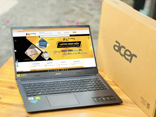Laptop Acer Aspire 3 A315 57G i3 1005G1 ram 8GB SSD 256 Gb 15 inch FHD VGA MX330