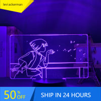 New 3D lamp anime Spirited Away Led Light for Child Bedroom Decoration Night Light Birthday Gift Room Desk Acrylic Lamp