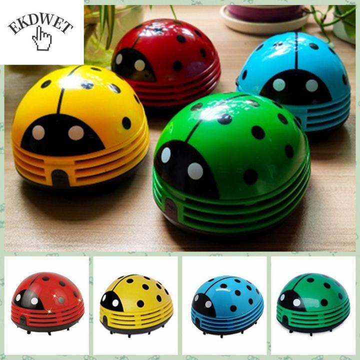 EKDWET Coccinella Septempunctata Shaped Mini Desk Vacuum Automatic