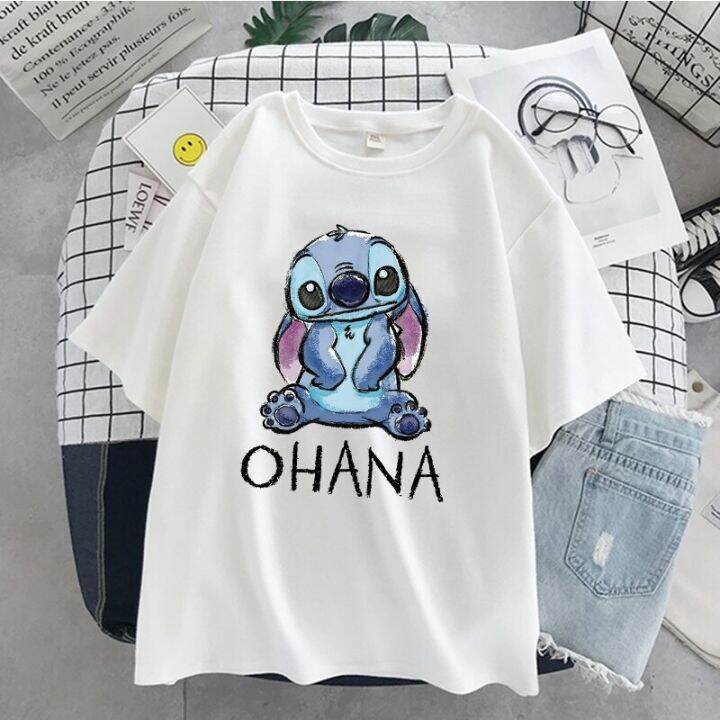 Tshirt Cartoon Stitch Blue Printed Idea for Our Oversized T-shirt for ...