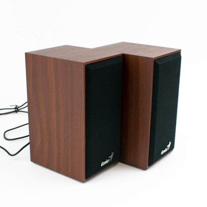 ราคาพิเศษ-genius-speaker-sp-hf180-6w-usb2-0-wood-ลำโพง-สีน้ำตาล-ของแท้-ประกันศูนย์-1ปี-ส่งไว-ลำโพง-ลำโพงไร้สาย-ลำโพงบลูทูธ-เครื่องเสียง