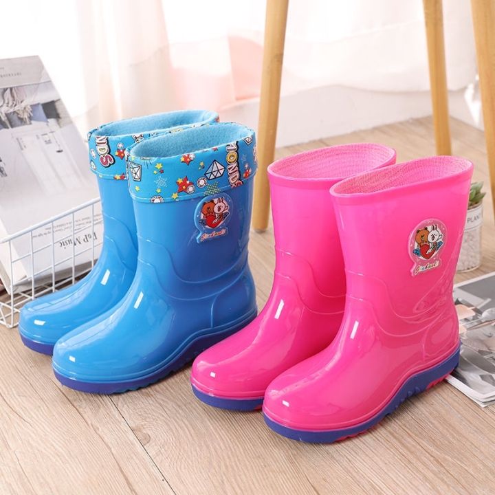 ◅○﹍ 2-15 years old children's rain shoes men's and women's