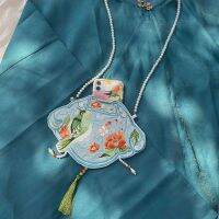 【CW】 Hanfu Chinese Embroidery body Small Purse Ethnic Carrying Gifts