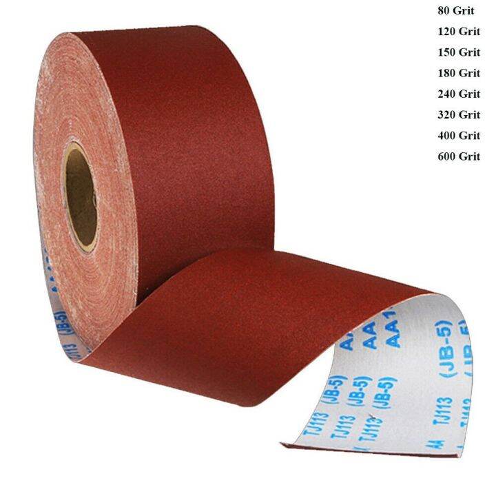 [A Practical]☁ 4'' 100mm Width Sandpaper Roll Emery Cloth Sanding