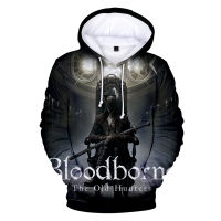 2023 NewNew Bloodborne 3D พิมพ์ Hoodies เสื้อกันหนาวผู้ชายผู้หญิงขายร้อนเกม Hooded Pullover แขนยาว Harajuku Hoody Plus ขนาดเสื้อ