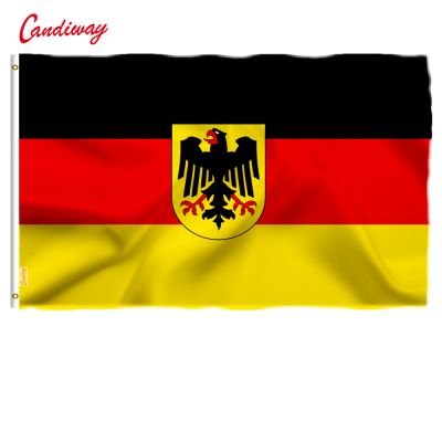 ธงเหยี่ยวเสื้อยืดพิมพ์ลายคุณภาพสูงการตกแต่งบ้านขนาดใหญ่90X150ซม. Nn039ป้ายเยอรมันโพลีเอสเตอร์ติดเยอรมัน