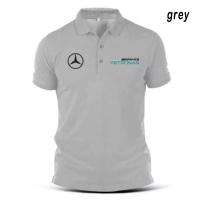 Sports 2023 New Product mens Cars Shirt Benz Logo Polo Tee Motorcycle T-shirts 5 Colors Short Sleeves Motorbike Quick Dry T-shirts