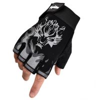 hotx【DT】 Half Gym Gloves Men Mountaineering Protection Outdoor Cycling Riding Fingerless