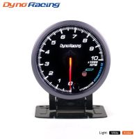 Dynoracing ไฟสีขาว/สีเหลืองอำพัน2.5 60Mm แรงดันน้ำมันน้ำอุณหภูมิน้ำมันอุณหภูมิเทอร์โบเพิ่มมาตรวัดมิเตอร์รถยนต์อุณหภูมิก๊าซไอเสีย