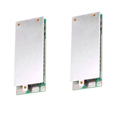 2Pcs 4S 100A 12V Protection Board with Balanced BMS Lithium Iron Phosphate 3.2V UPS Inverter Energy Storage