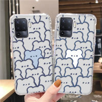 AKABEILA Cute Bear TPU Phone Case for OPPO A15 A16 A5 A7 A8 A9 2020 A3S A5S A1K A37 A52 A72 A92 A53 A31 A32 A33 A54 A57 A39 A59 A71 A74 A83 A93 A94 A5