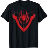 เสื้อยืดผ้าฝ้ายพิมพ์ลาย เสื้อยืดแขนสั้น พิมพ์ลาย Marvel Spider-Man Miles Morales พรีเมี่ยม แฟชั่นสําหรับผู้ชาย และผู้หญิ  NXR7