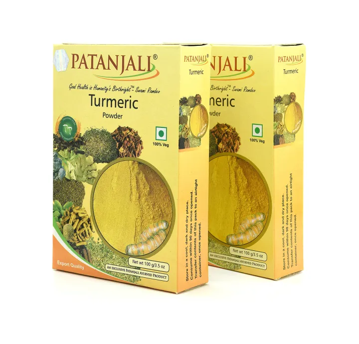 PATANJALI TURMERIC POWDER 100G Lazada