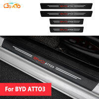 GTIOATO สำหรับ BYD Atto3 4 ชิ้น กันรอยประตูรถยนต์ คาร์บอนไฟเบอร์ สติ๊กเกอร์กันรอย แผ่นกันรอยประตูรถยน สติกเกอร์ติดรถ ติดขอบประตู ฟิล์มกันรอยรถยนต์ สติ๊กเกอร์ติดรถ สติ๊กเกอร์รถยนต์ ของแต่งรถยนต์