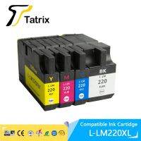 ที่รองรับตลับหมึกสีพรีเมี่ยม LM220XL 220XL LM220ของ Tatrix สำหรับ4000C 4000 5500 5500T Printer