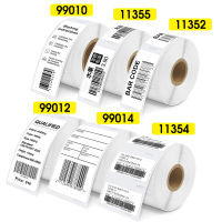 Dymo LW ป้าย99010 99012 99014 11352 11354 11355สำหรับ Dymo Labelwriter Printer LW330 LW450 LW400เครื่องพิมพ์ความร้อน300