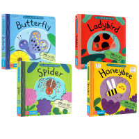 Campbell produced 4 volumes of my little green world ladybird / honeybee / Butterfly / spider enlightenment and pulling mechanism books in English. Interesting popular science for children aged 0-5