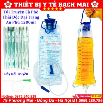 Bộ dụng cụ thụt tháo đại tràng gồm những thành phần nào?
