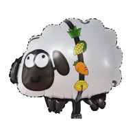 2Pcs 54*49cm Animal Balloon Cute Sheep A sheep a sheep Balloon Birthday Party Baby Shower Graduation Decoration Kids Toys Balloons