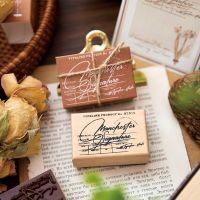 6Packs/LOT Romantic Preface Series Wooden Rubber Stamp DIY Stamps Stationery Scrapbooking Standard Stamp