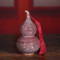 （HOT) เซรามิก Fulu Gourd Creative Desktop Decoration Jun Porcelain Play เปิดพิธีขึ้นบ้านใหม่อวยพรงานฝีมือของขวัญวันเกิด