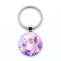 Project SEKAI Anime Akiyama Mizuki Nightcord Glass Pendant Keychain Jewelry Souvenir