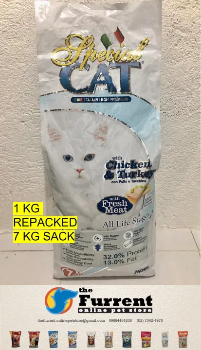 Monge Special Cat With Chicken And Turkey 1kg Repacked Cat Dry Food All Life Stages Lazada Ph 1665