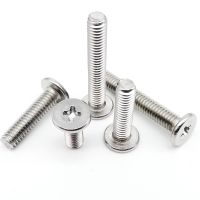 CM M1.4 M1.6 M2 M2.5 M3 M4 M5 M6 M8 A2-70 304 Stainless Steel Cross Phillips Ultra Thin Super Low Flat Wafer Head Bolt Screw Fasteners