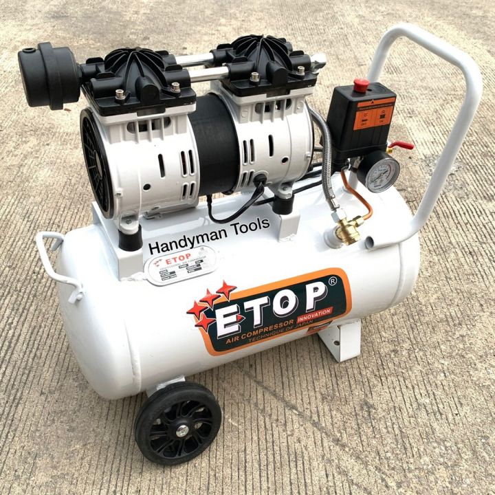 โปรโมชั่น-ปั๊มลมโรตารี่-ปั๊มลม-แบนด์ดัง-etop-800w-ขนาดถัง-30l-เต็ม-แถมอุปกรณ์ครบ-6-รายการ-เสียงเงียบ-ปั๊มลม-oilfree-ปั๊มลม-30ลิตร-ราคาถูก-ปั้-ม-ลม-ถัง-ลม-ปั๊ม-ลม-ไฟฟ้า-เครื่อง-ปั๊ม-ลม