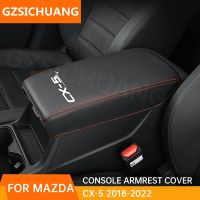 ฝาครอบกล่องที่เท้าแขนในรถสำหรับ CX-5 Mazda CX5 2017-2019 2020 2021 2022อุปกรณ์ตกแต่งควบคุมที่พักแขนกลางอุปกรณ์ตกแต่งรถยนต์