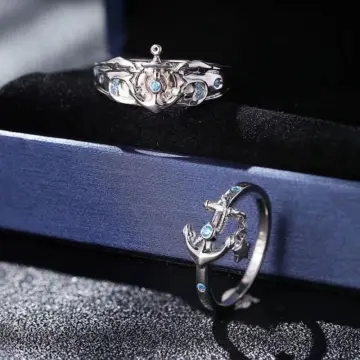 Women's Ring Light Luxury Ring Gift Ring Alloy Ring Cool Anime Rings | eBay