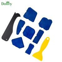 Dolity เครื่องมือตกแต่งขูดมุมกาวแก้วสำหรับห้องน้ำพื้น9ชิ้น