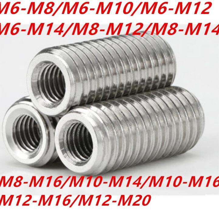 【Old A Hardware】 M6/M8M10 M20stainless steel 304 inside outside thread