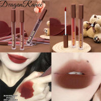 DragonRanee Pinkcoco โคลนลิปเคลือบริมฝีปากลิปสติกน้ำเคลือบเรียบคงทนไม่ติดถ้วย